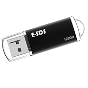 E-SDS USB 3.0 Metal Flash Drives 128GB Memory Flash Thumb Drive Stick Pendrive Flashdisk USB Key U Disk