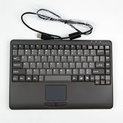 E-SDS Waterproof Industrial 88 Keyboard with Touchpad Wired Compact Portable, Black
